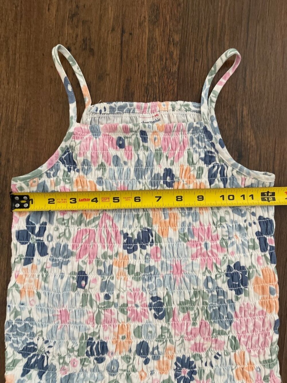 Abercrombie Kids Floral Tank Top Girls Sz 11/12 - Picture 5 of 6